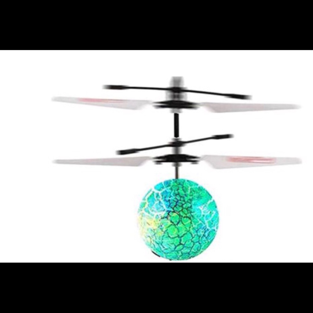 Mini flying light up toy drone w/ charger